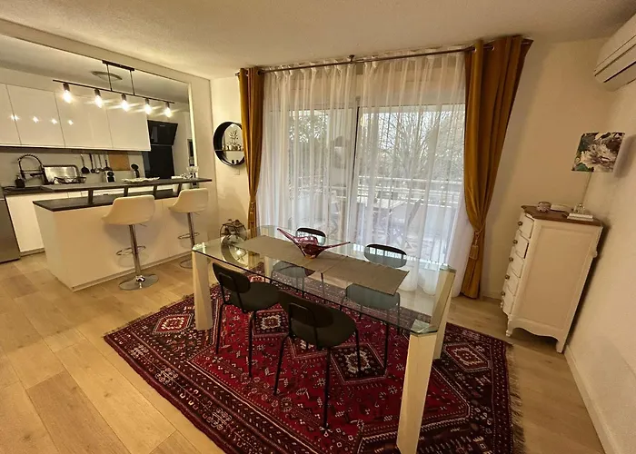 T3 Spacieux Avec Terrasse & Vue Parc, Calme Absolu Lejlighed *